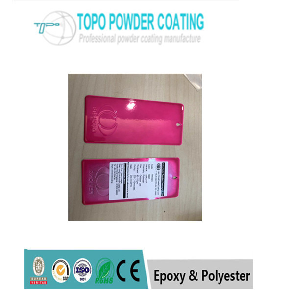 Polvere commerciale del poliestere termoindurente che ricopre colore rosso di PANTONG806C